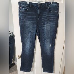 Women's Skinny Jeans in Dark Blue